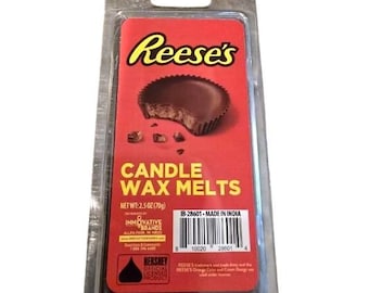 2,5 uncji wosku do świec REESE'S o smaku czekolady i masła orzechowego, pachnące, nostalgiczne