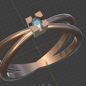 3D Ring
Engagement Ring
3D Printable file
STL
CAD
Ring File for 3D Printing
Jewelry CAD Design