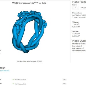 Flower ring
Jewelry 3D Model
3D Printable file
STL
CAD
Ring File for 3D Printing
Jewelry CAD Design