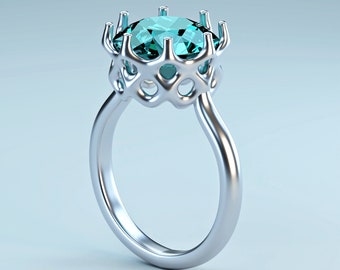 Medieval Style Ring 3D Model: Jewelry CAD File (STL)