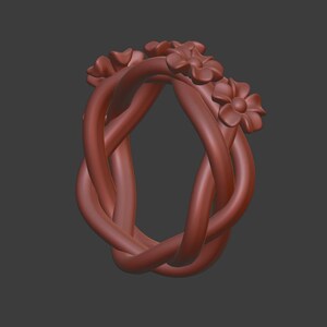 Flower ring
Jewelry 3D Model
3D Printable file
STL
CAD
Ring File for 3D Printing
Jewelry CAD Design