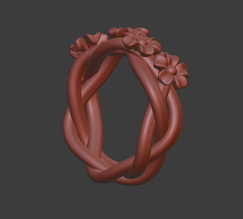 Flower ring
Jewelry 3D Model
3D Printable file
STL
CAD
Ring File for 3D Printing
Jewelry CAD Design