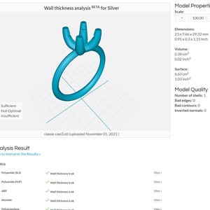 3D Ring
Engagement Ring
3D Printable file
STL
CAD
Ring File for 3D Printing
Jewelry CAD Design