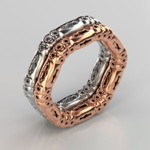 3D Ring Model STL File: Jewelry CAD Design (Digital Download)