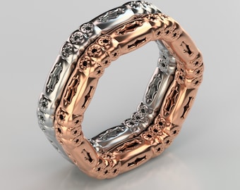 3D Ring Model STL File: Jewelry CAD Design (Digital Download)