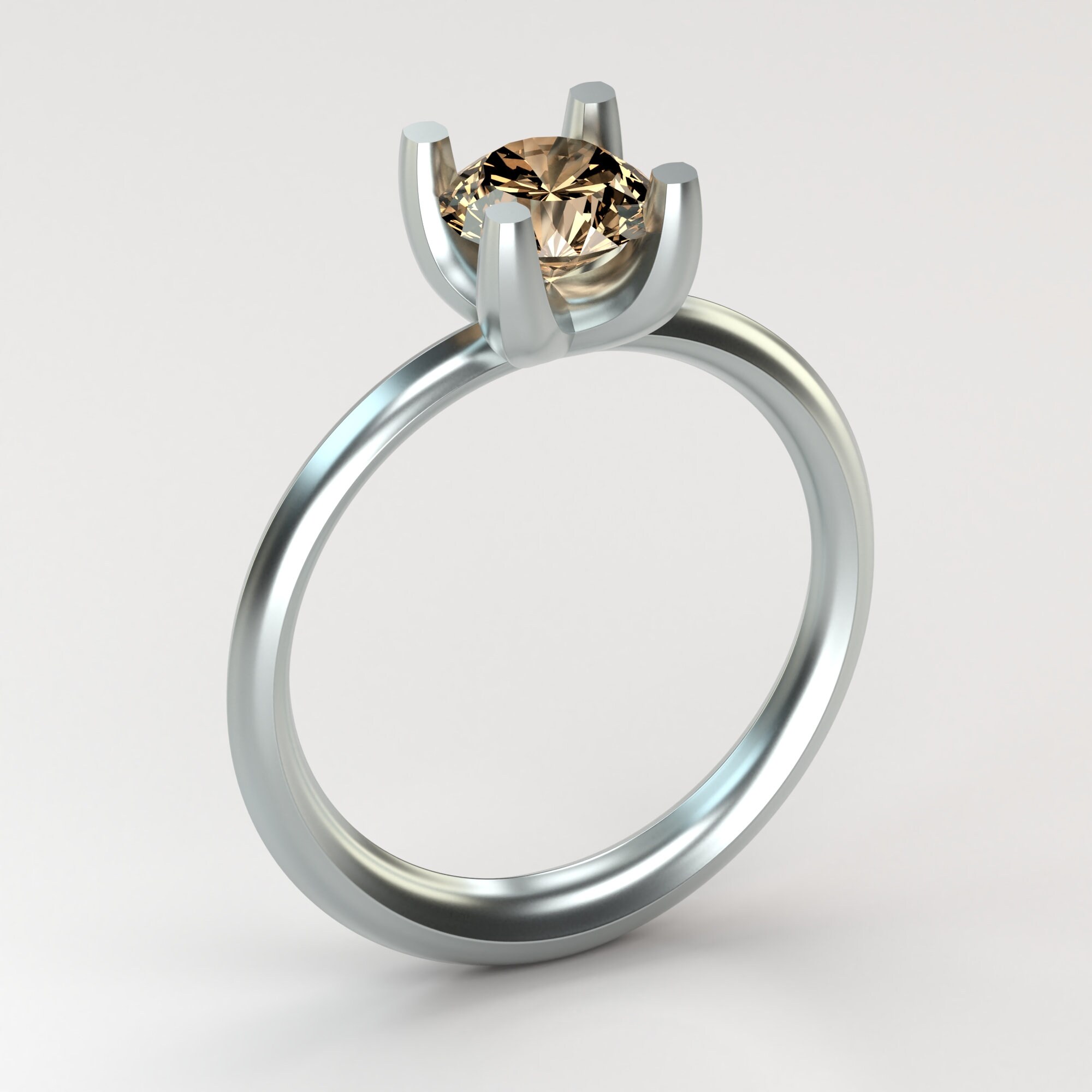 CC27-Engagement Ring Printed Wax. (SXQPDCH4N) by jewelry3dmodels