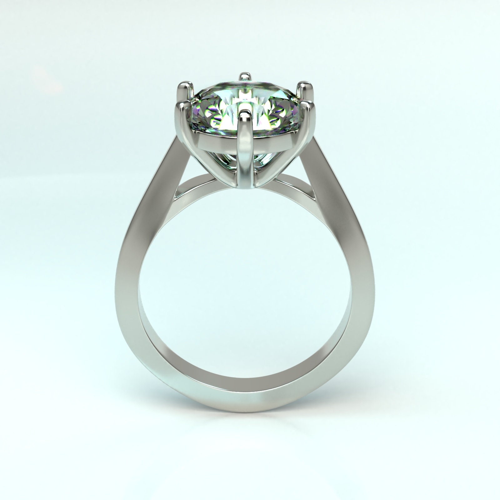 CC3-Engagement Ring With Separated Parts- Printed (EZJDJPP4B) by  jewelry3dmodels