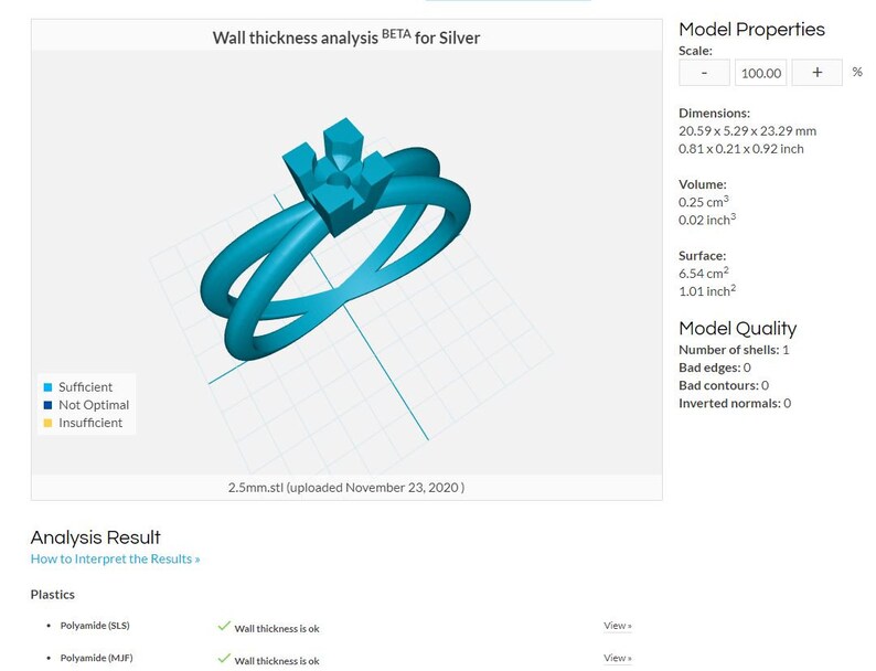 3D Ring
Engagement Ring
3D Printable file
STL
CAD
Ring File for 3D Printing
Jewelry CAD Design