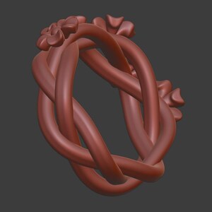 Flower ring
Jewelry 3D Model
3D Printable file
STL
CAD
Ring File for 3D Printing
Jewelry CAD Design