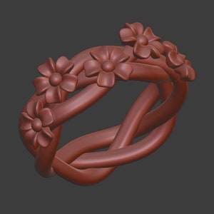 Flower ring
Jewelry 3D Model
3D Printable file
STL
CAD
Ring File for 3D Printing
Jewelry CAD Design