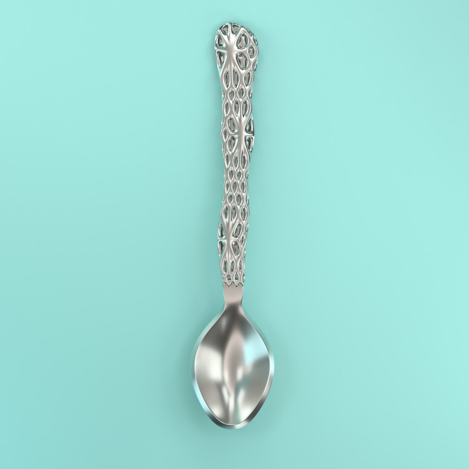 STL 3D model/ spoon CAD file for 3D printing//Lace spoon Etsy
