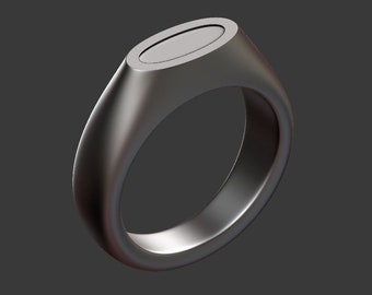 STL Ring Model: 3D Printing CAD File (Digital Download)