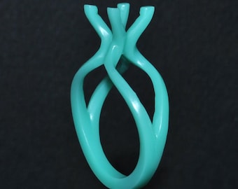 Engagement Ring Wax Patterns for lost wax casting jewelry (physical item)