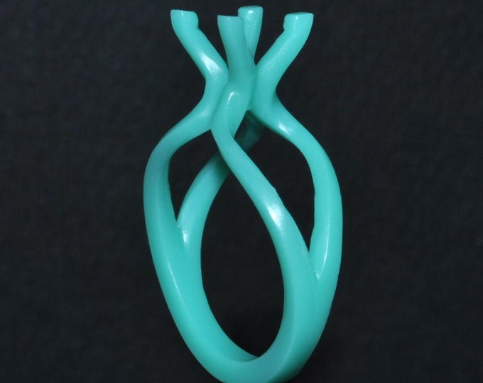 Engagement Ring Wax Patterns for lost wax casting jewelry (physical item)