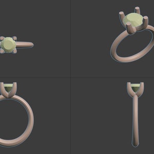 3D Ring
Engagement Ring
3D Printable file
STL
CAD
Ring File for 3D Printing
Jewelry CAD Design