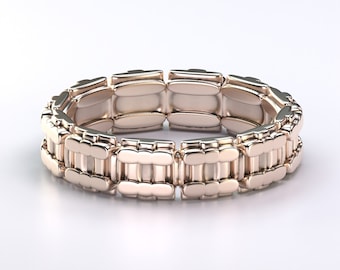 3D Ring Model: Jewelry CAD STL File for 3D Printing (US Size 5)
