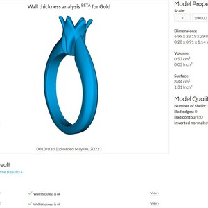 Tulip Ring
3D Ring
Engagement Ring
3D Printable file
STL
CAD
Ring File for 3D Printing
Jewelry CAD Design