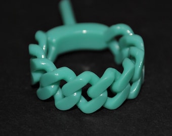 Chain Ring Wax Patterns for lost wax casting jewelry (physical item)