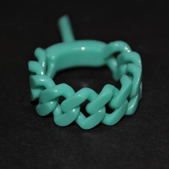 Chain Ring Wax Patterns for lost wax casting jewelry (physical item)