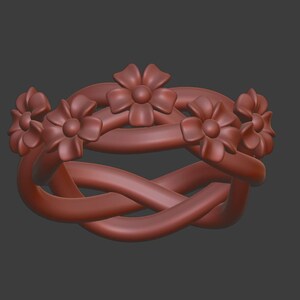 Flower ring
Jewelry 3D Model
3D Printable file
STL
CAD
Ring File for 3D Printing
Jewelry CAD Design