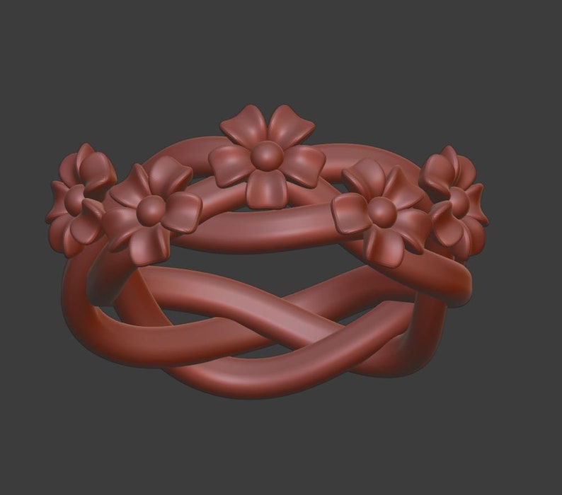 Flower ring
Jewelry 3D Model
3D Printable file
STL
CAD
Ring File for 3D Printing
Jewelry CAD Design