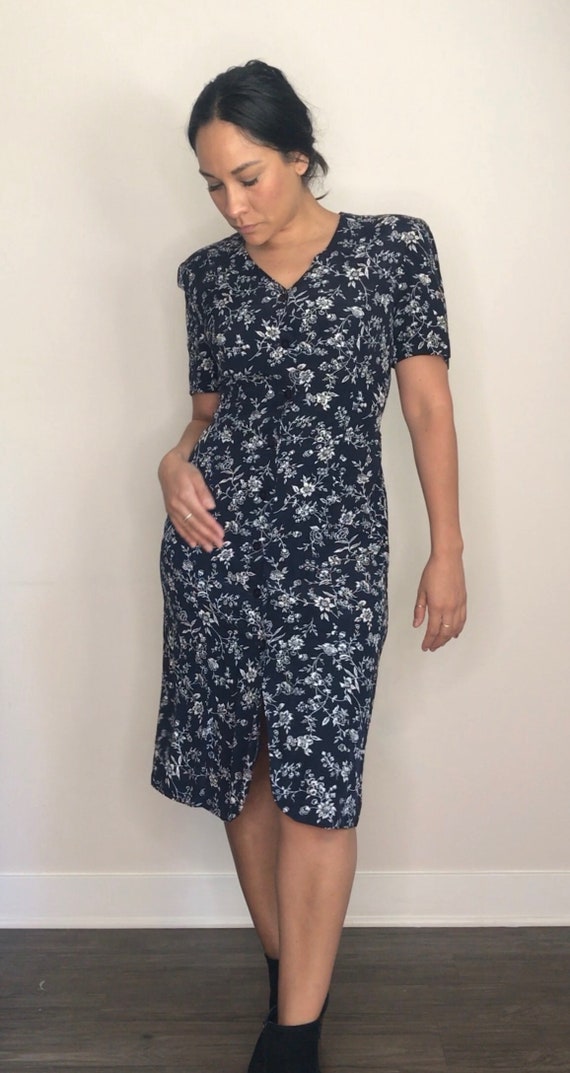 midi dress with cardigan