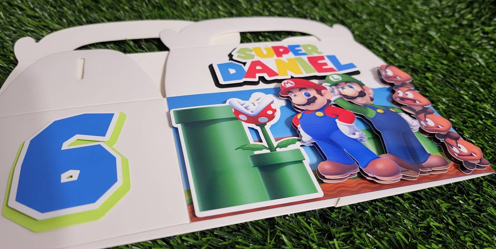 Super Mario Favor Box/ Mario Bros Favor Box - Etsy