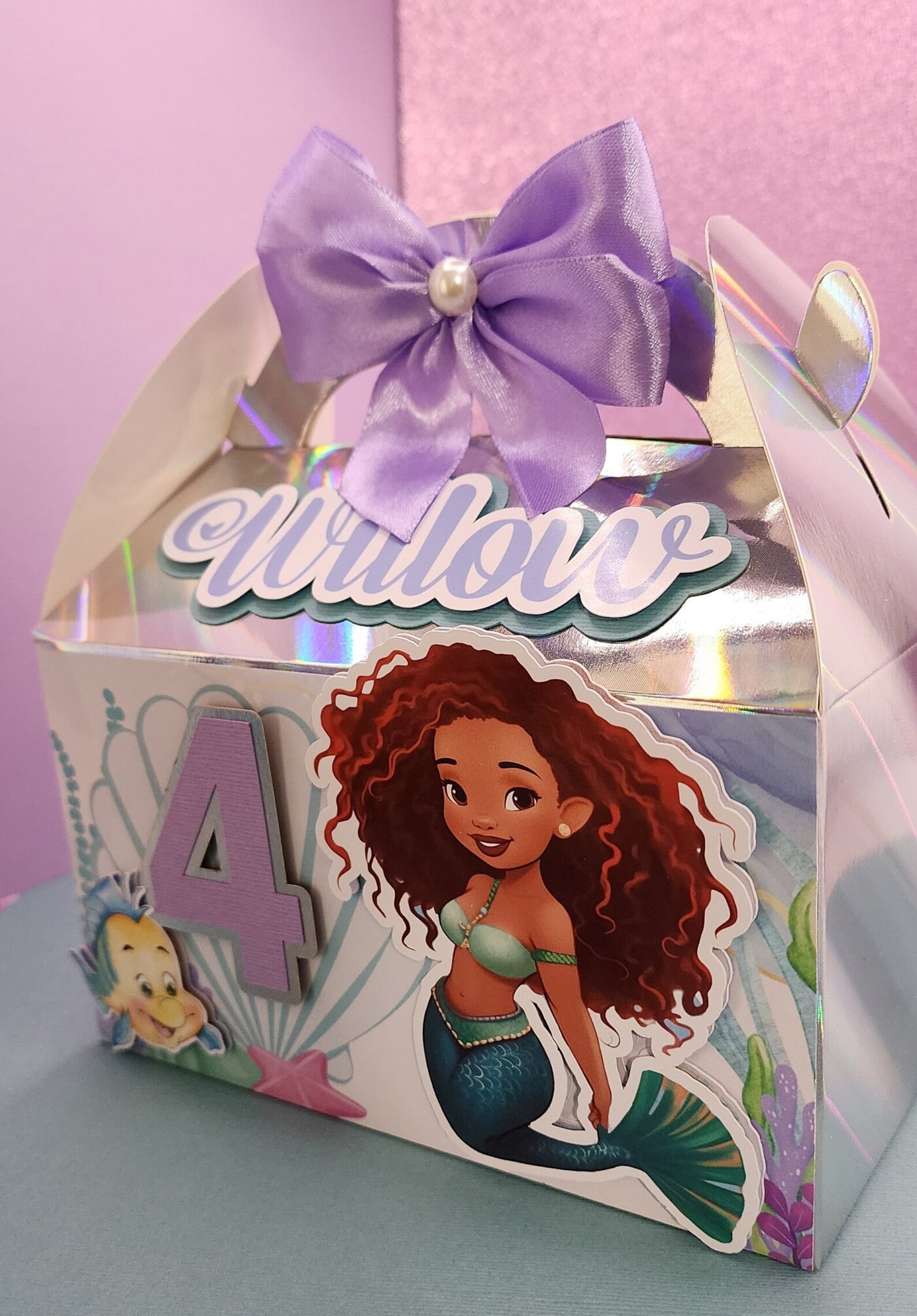 Mermaid Inspired Favor Boxes, Mermaid Treat Boxes, Ariel Party - Etsy