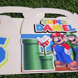 Super Mario Favor Box/ Mario Bros Favor Box - Etsy