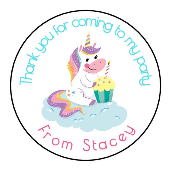 Greeting Cards & Party Supplies PERSONALISED PRINCESS STICKER SEAL