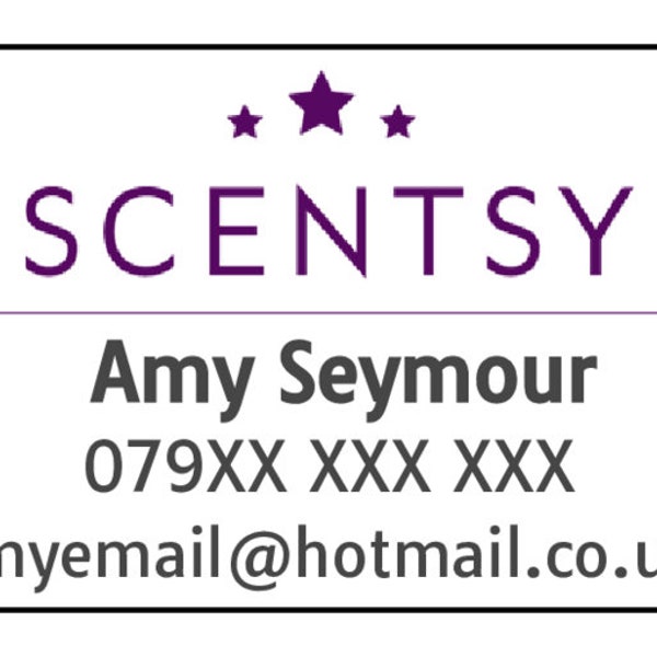 Scentsy Stickers Etsy UK