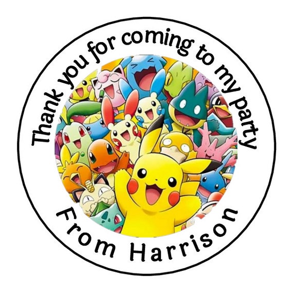 Pikachu stickers 2024