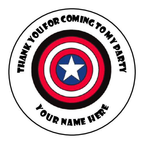 Personalised Avengers Marvel Thank You for Coming to My | Etsy UK