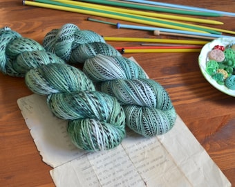 Evermore Zebra, 80/20 and 100% Merino 2ply, Superwash DK Weight 115g, Evergreen Forest Green Tonal, Mahogany Variegated  Knit Crochet Canada