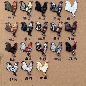 Gallo Hat Pins/Rooster Hat Pins/Keychains