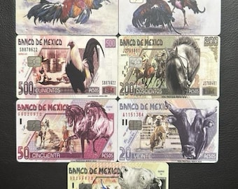 Gallo/Rooster/Caballo/Toro Skin Cards
