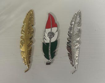 Stainless Steel Hat Feather