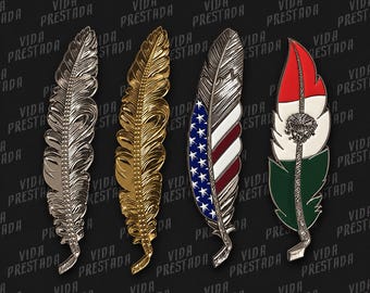 Stainless Steel Hat Feather