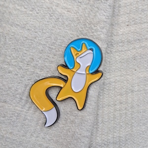 Space Fox Hard Enamel Pin Badge