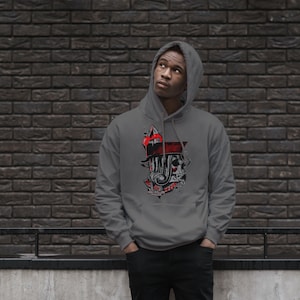 Sudadera con capucha de póquer de alto riesgo: sudadera de casino King of Hearts para jugadores de cartas y entusiastas de los juegos de azar