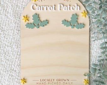 Baby Easter Footprint Sign | Carrot Patch Easter Sign