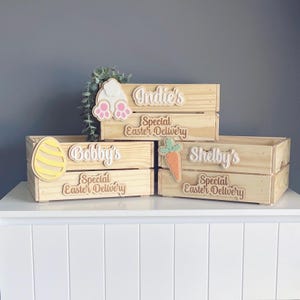 Easter Crate | Interchangeable Crate | Personalised Crate