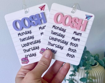 OOSH Bag Tags | After School Care Bag Tags