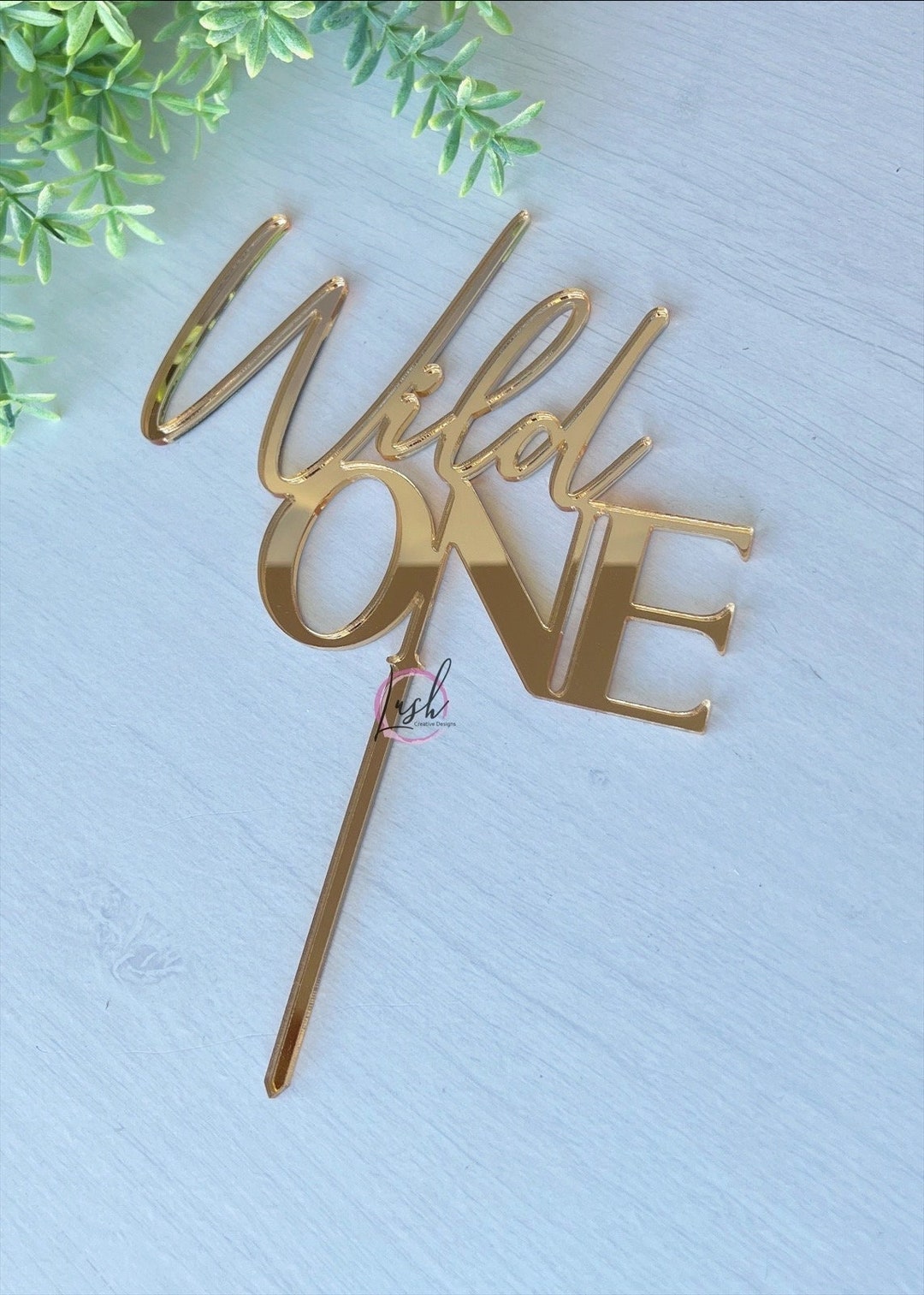 Wild One Cake Topper | Jungle Cake Topper | Safari Cake Topper | Cake ...