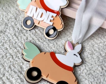 Personalised Bunny Car | Personalised Easter Tag