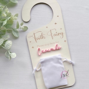 Personalised Tooth Fairy Door Hanger
