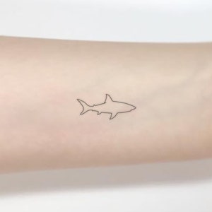 30 Small shark tattoos ideas  shark tattoos tattoos small shark tattoo