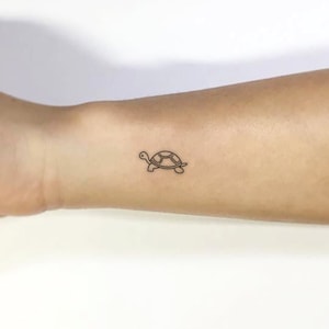 Tortoise Temporary Tattoo (Set of 3)