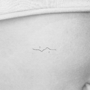 Dual Kiss Temporary Tattoo by EMBA (Set of 3)