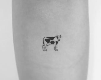 minimal cow tattooTikTok Search